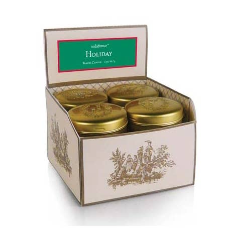 Seda France Holiday Travel Tin Candle