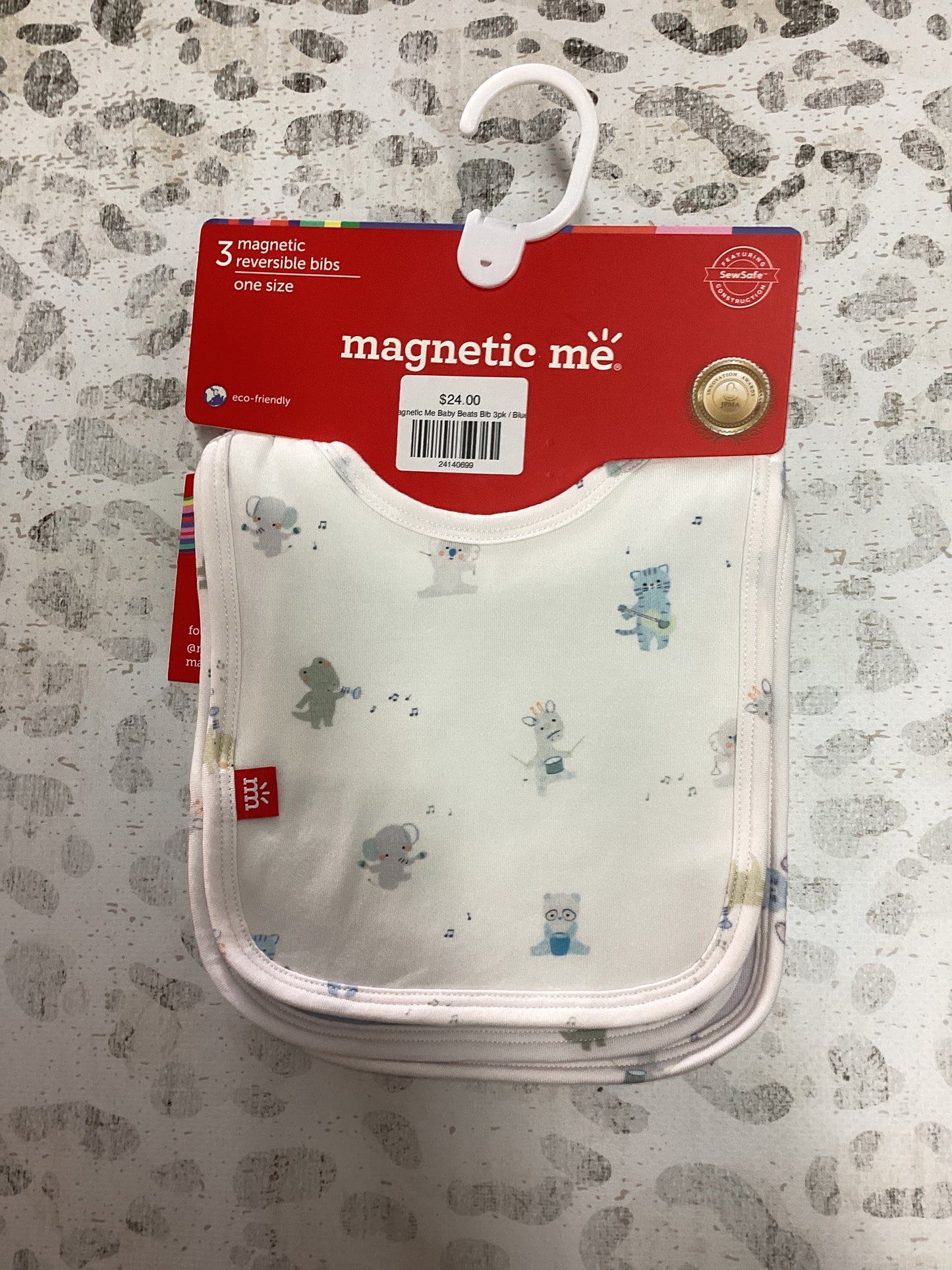Magnetic Me Baby Beats Bib 3pk