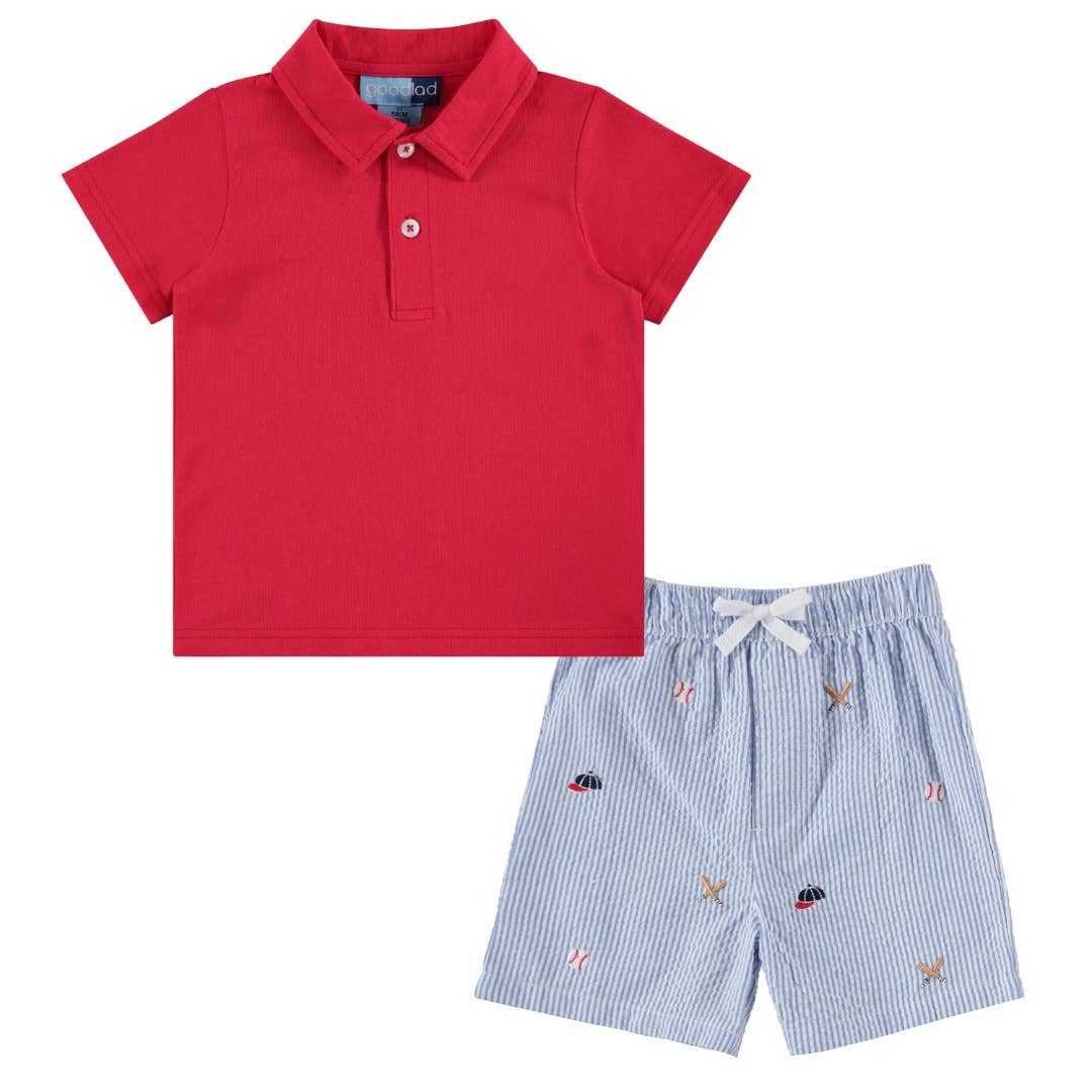 Good Lad Toddler Boys Short Set