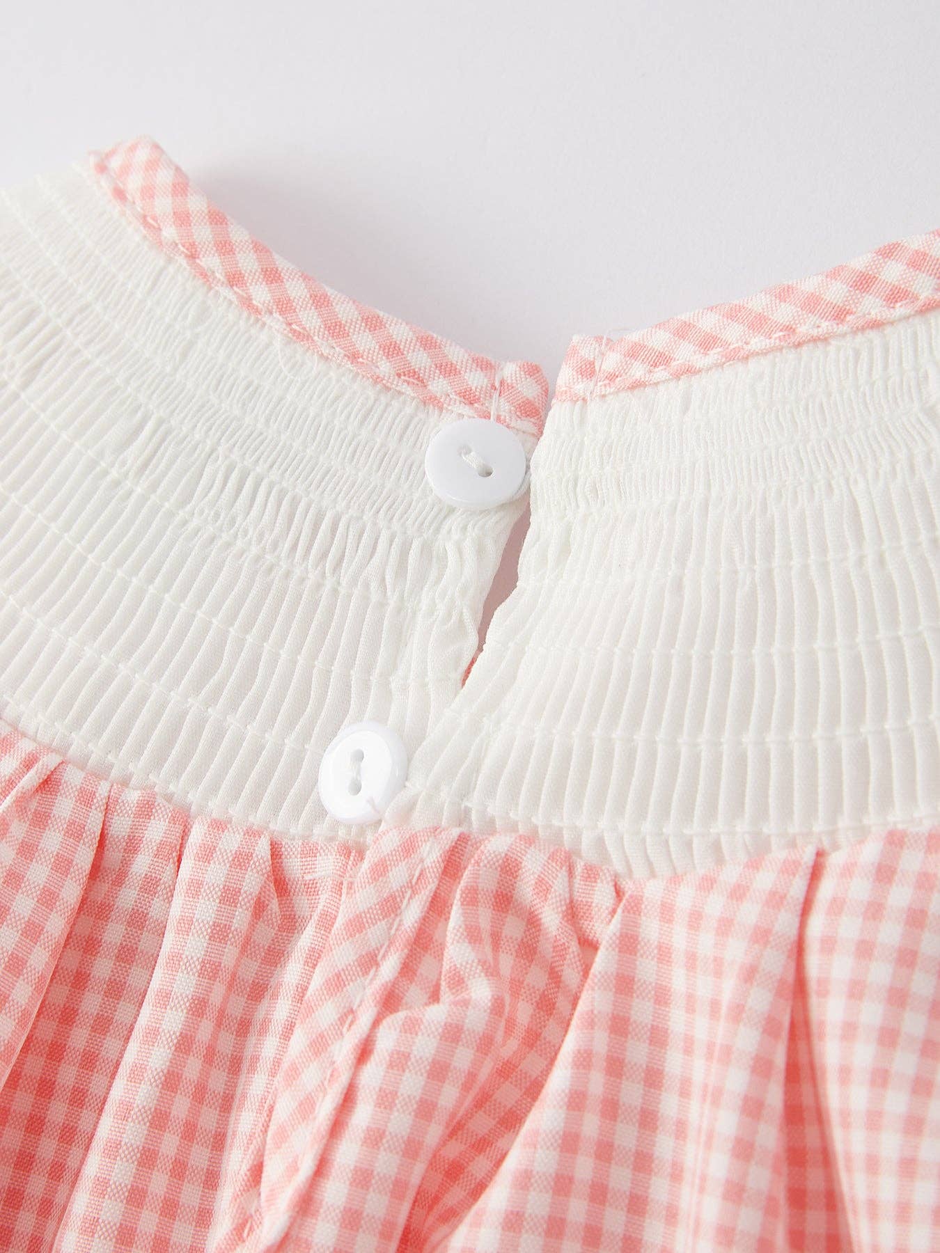 Valentine's Day Letter Heart Bow Arrow Smocking Embroidery Girls Dress