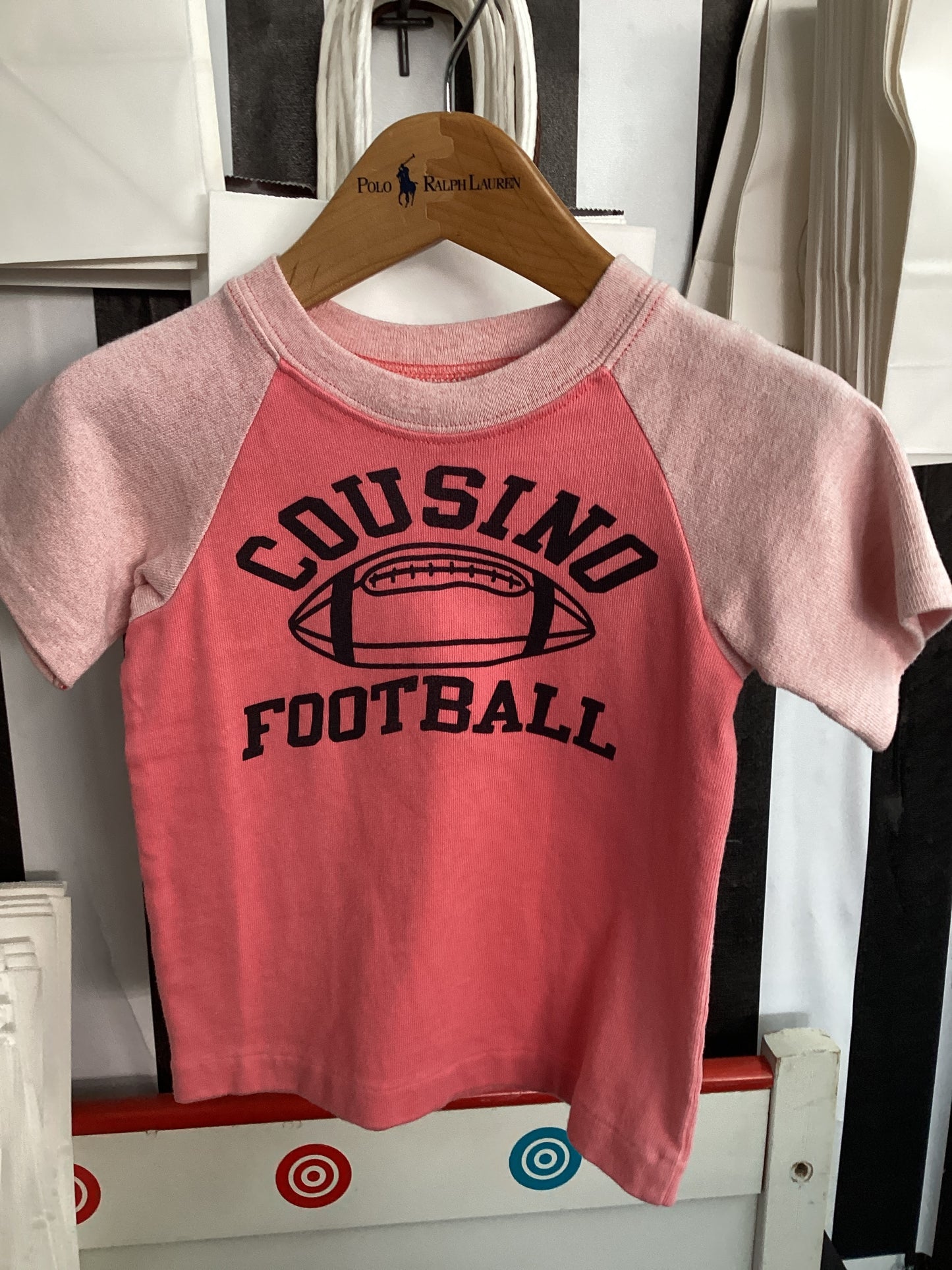 Pink Football Shirt Size 2T