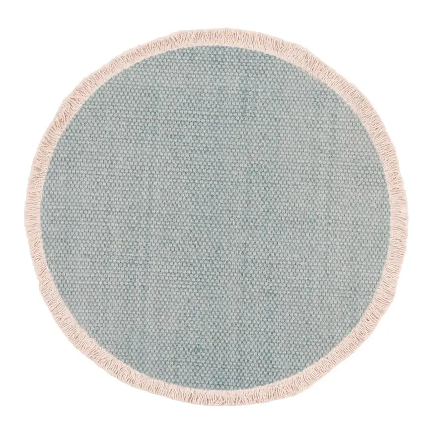Fringed Solid Round Placemat