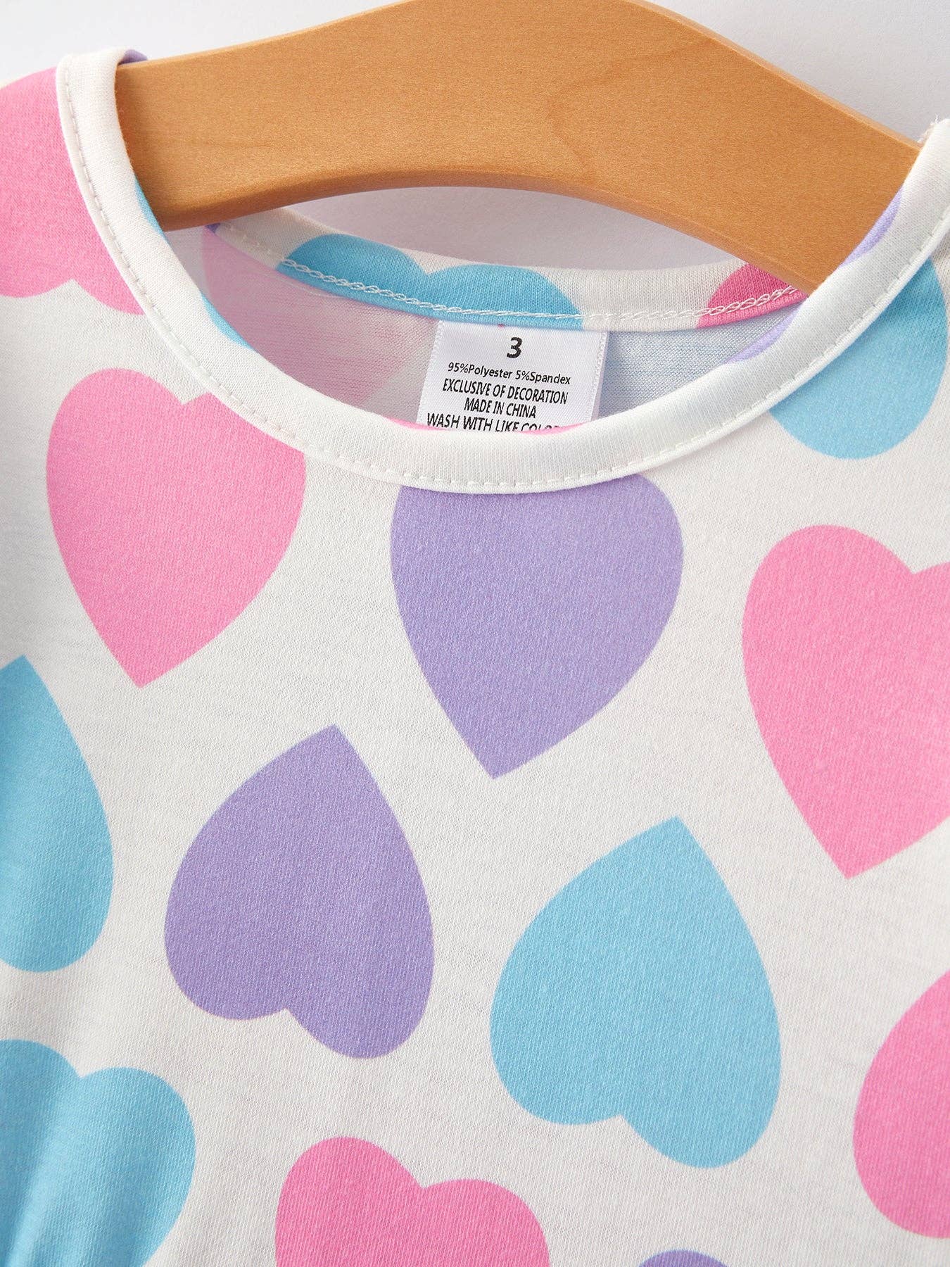 Girls Valentine's Day Print Dress