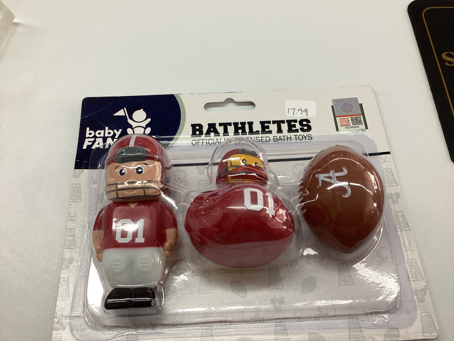 Alabama football bath toys