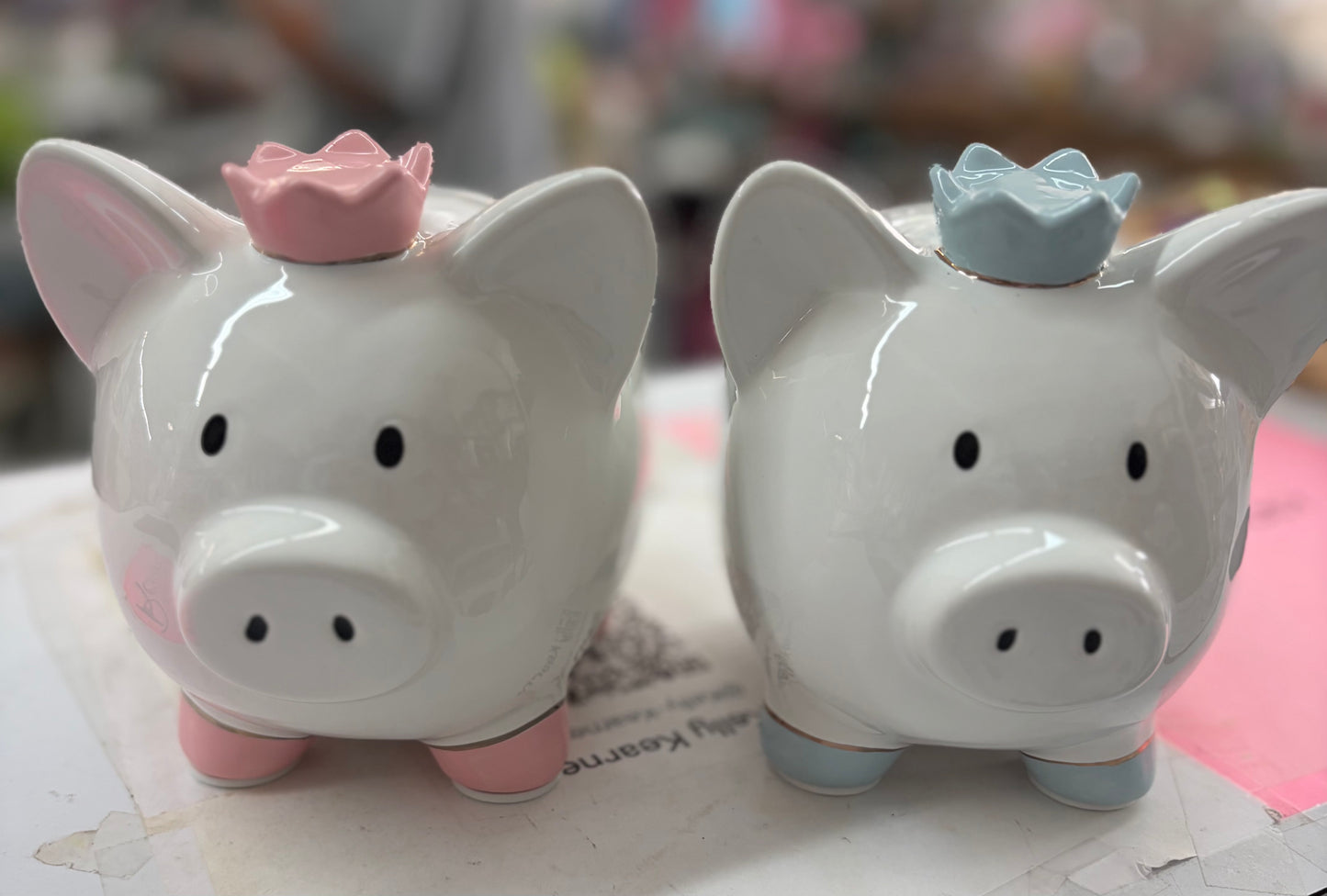 Piggy Bank with Crown