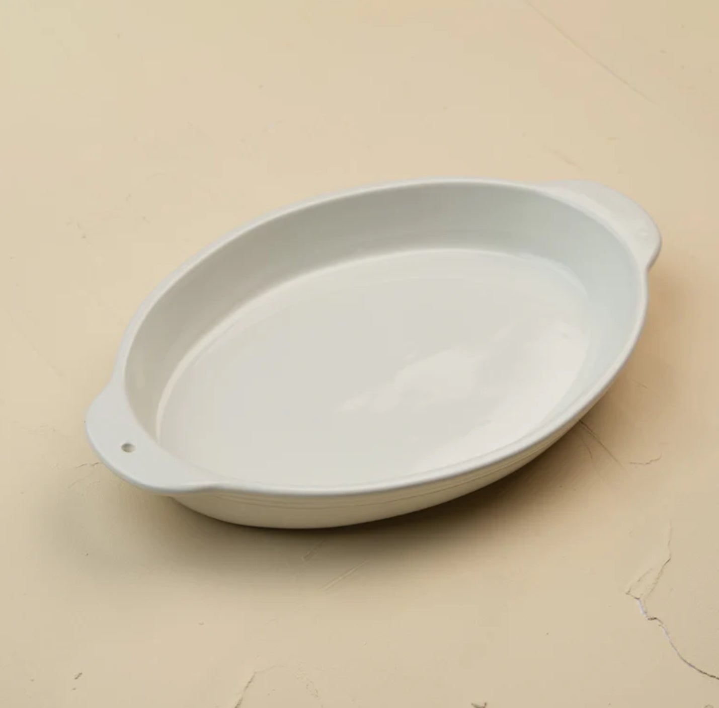 Nora Fleming Oval Baker Pinstripe