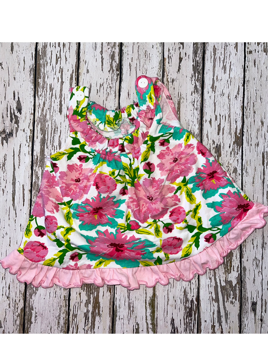 Ann Loren Floral Diaper Shirt