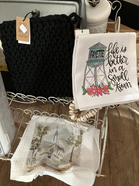 Towels, Trivets, & Trays -Tucker/Sapp
