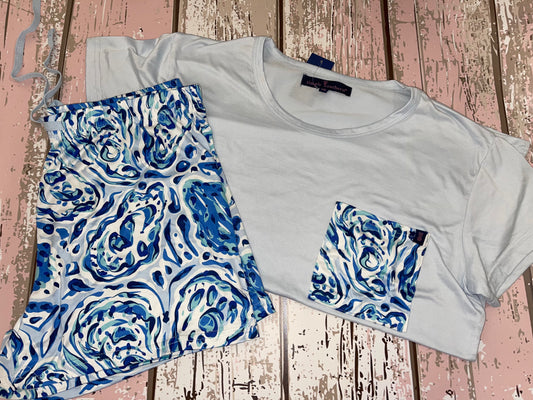 SIMPLY SOUTHERN PJ SET OYSTER