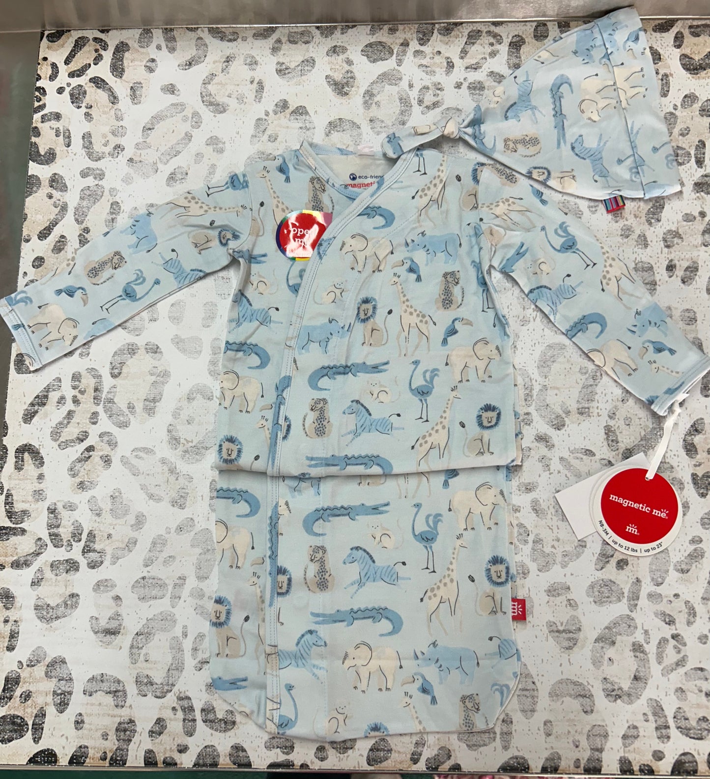 Magnetic Me Jungle Jazz gown + hat set