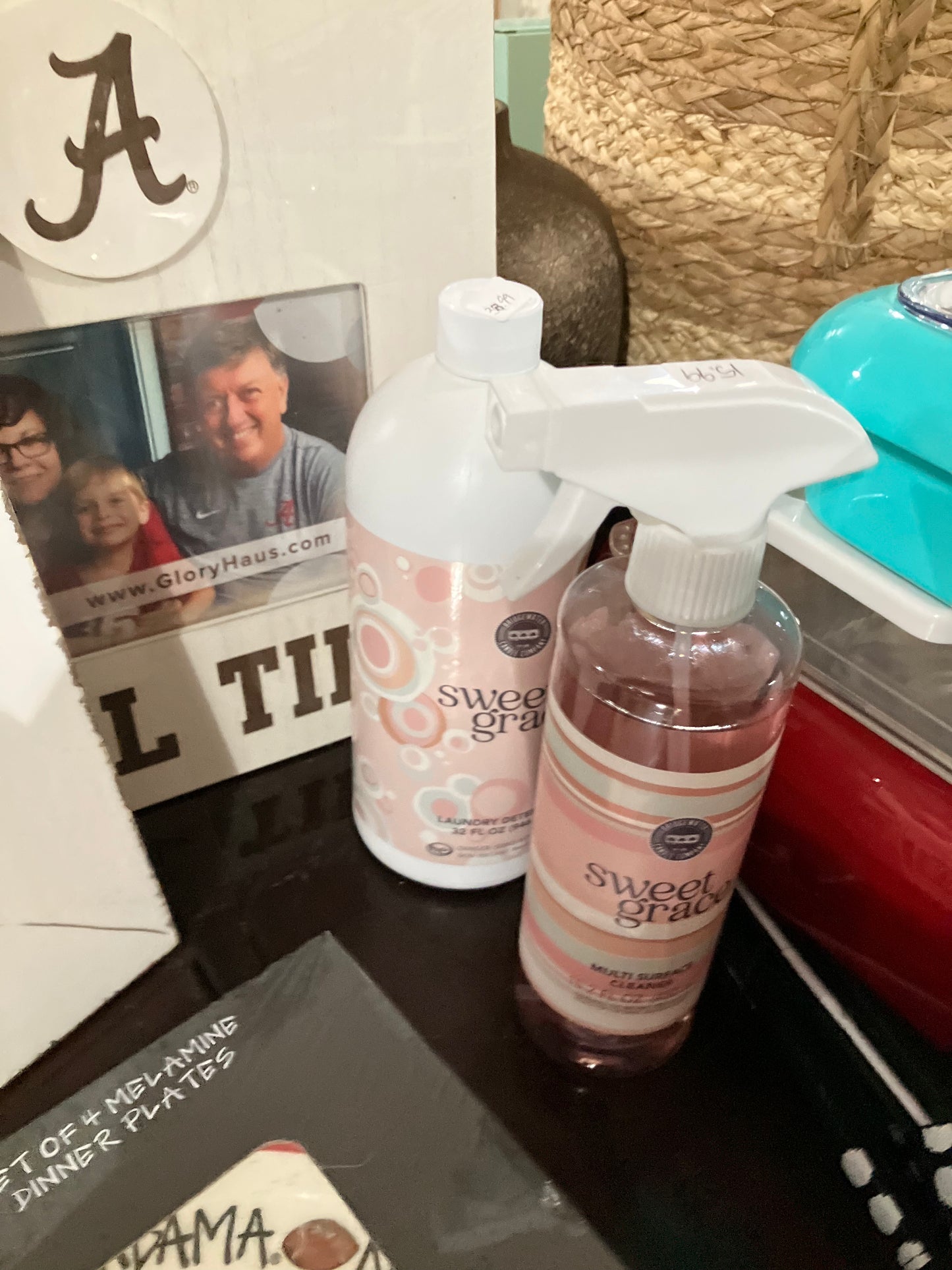AL picture frame & Sweet Grace items- Dunavant/ Walker