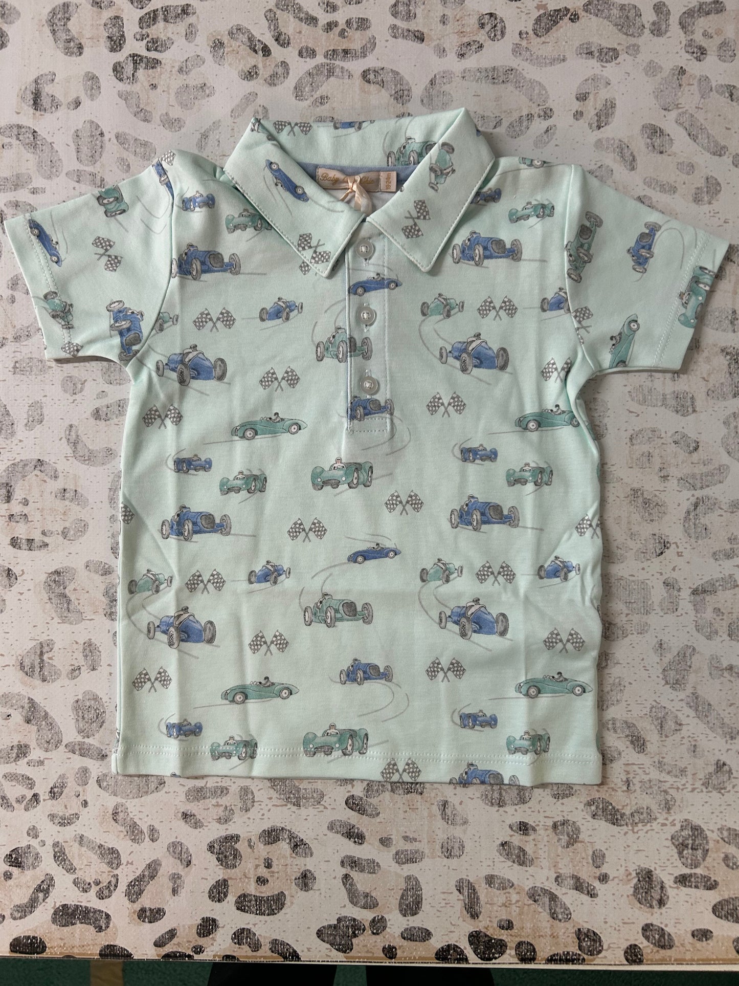 Baby Club Chic On The Road Printed Tee w/collar