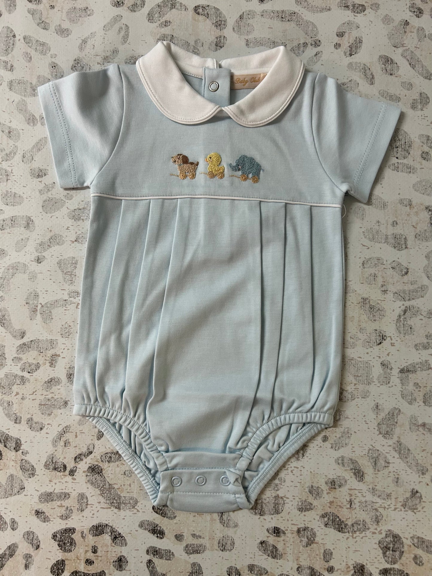 Baby Club Chic Sweet toys Bubble with Round Collar - light blue