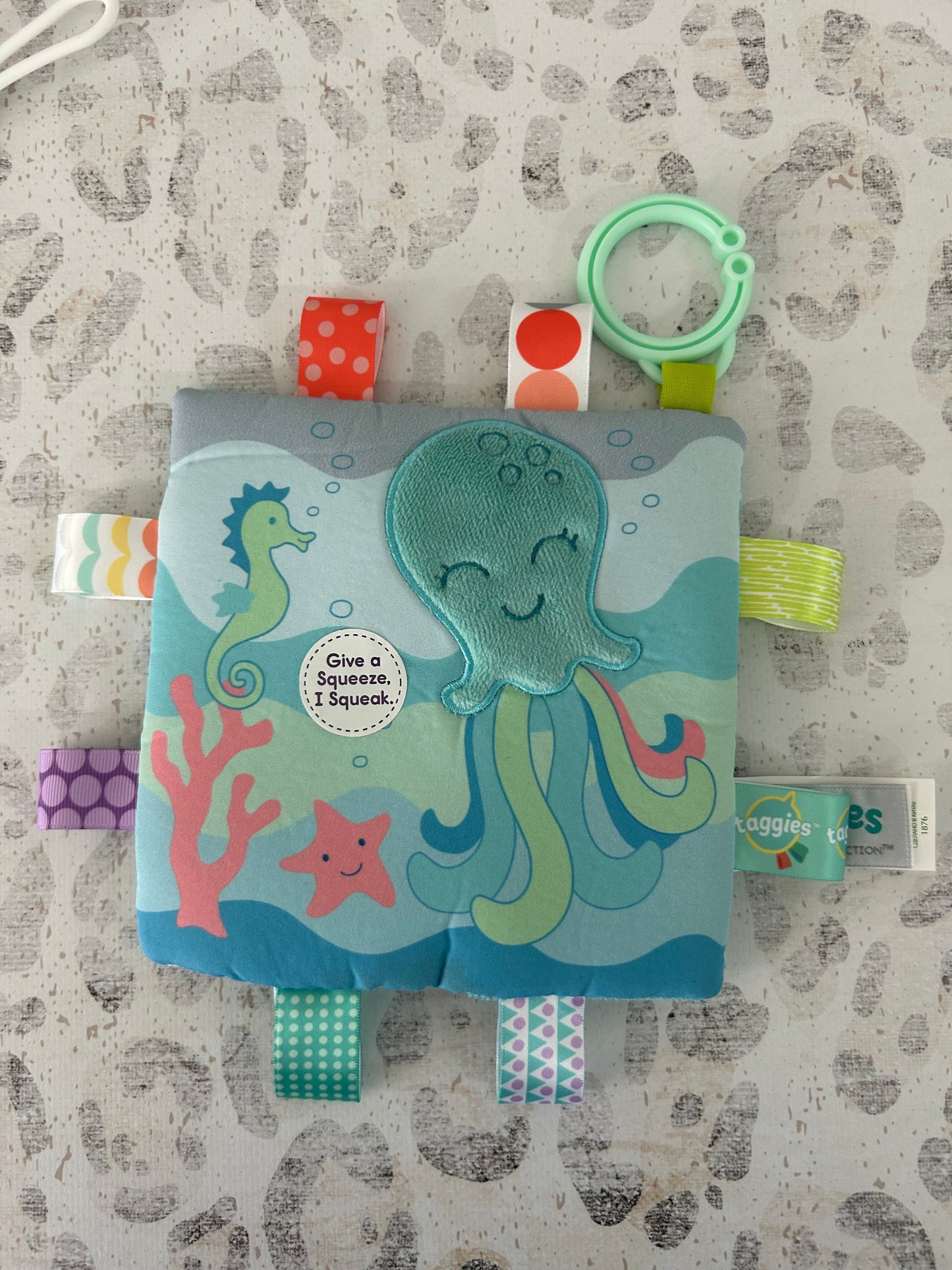 Paci Strap & Taggies -Linley Baby