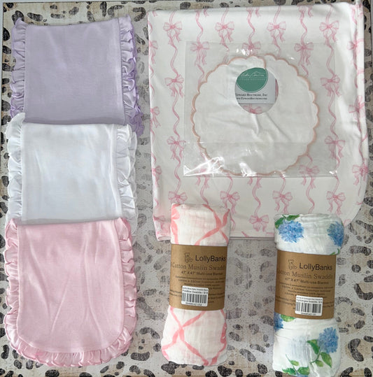 Bibs/Burps/Blankets -Tidwell Baby