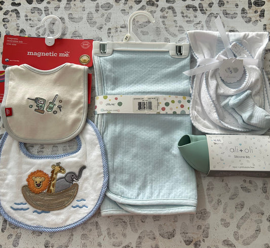Blankets/Bibs/Burps -Hayes Baby