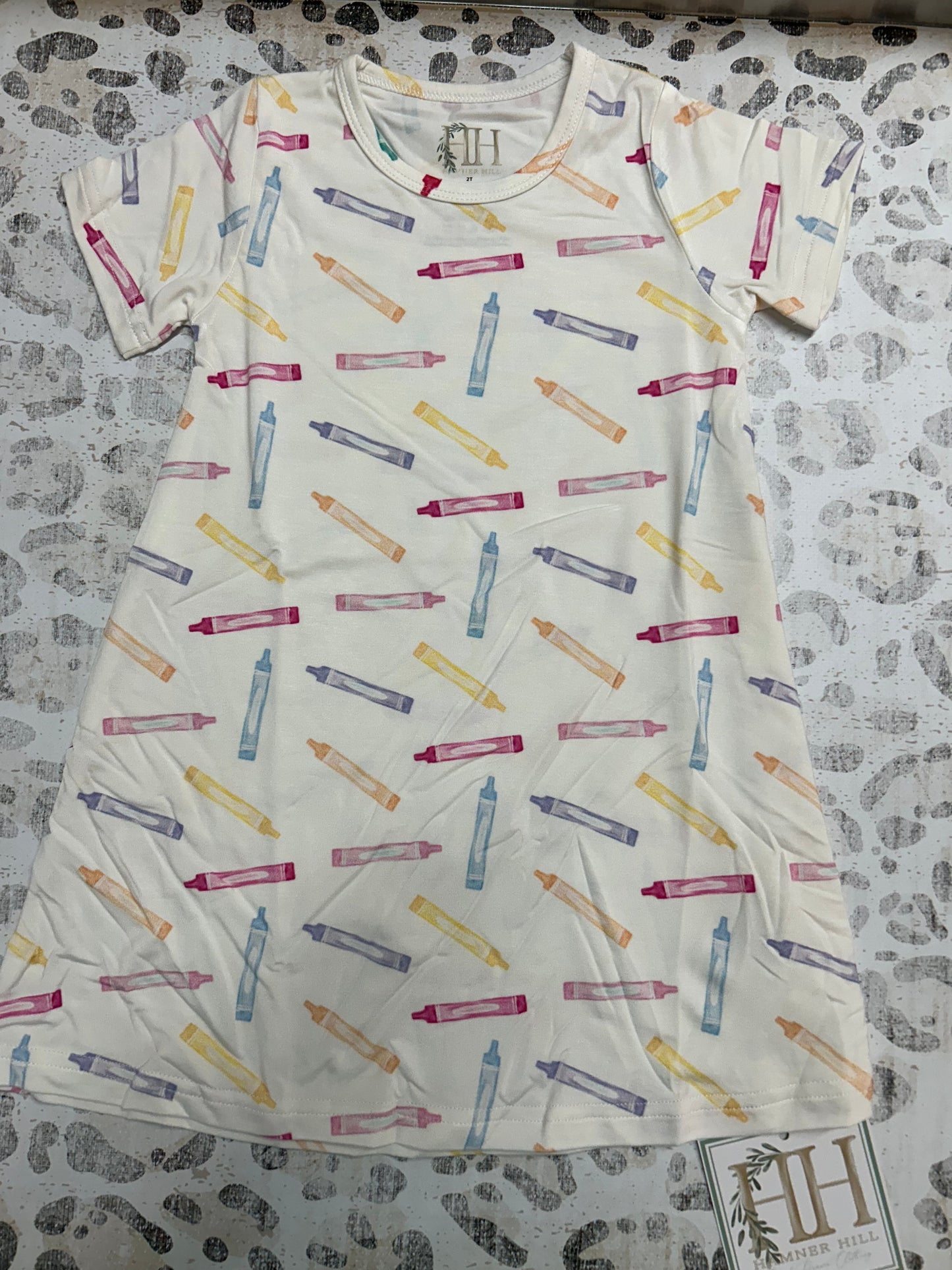 Hamner Hill Pastel Crayon Bamboo Dress
