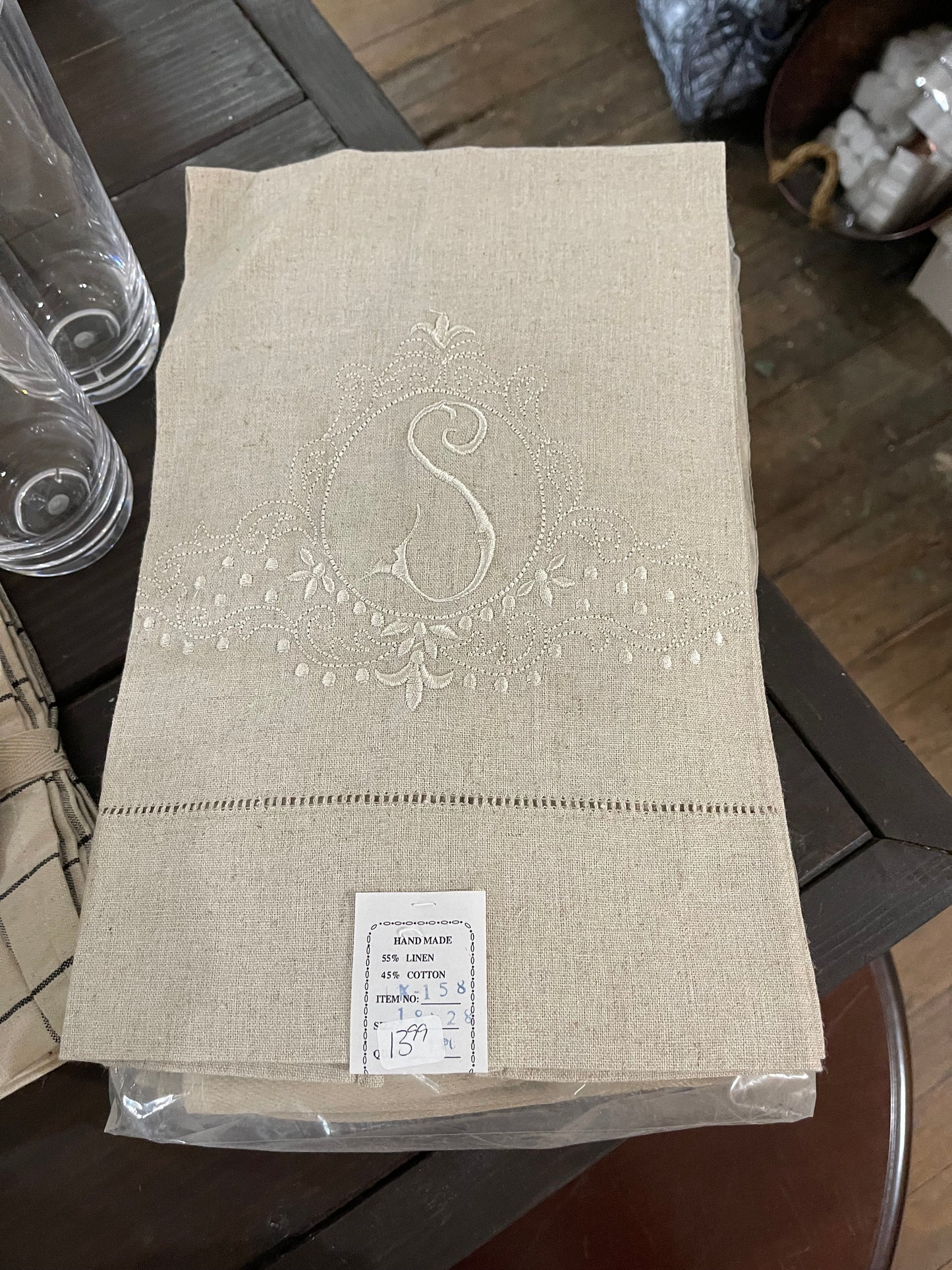 "S" tea towel- Taylor/Stough