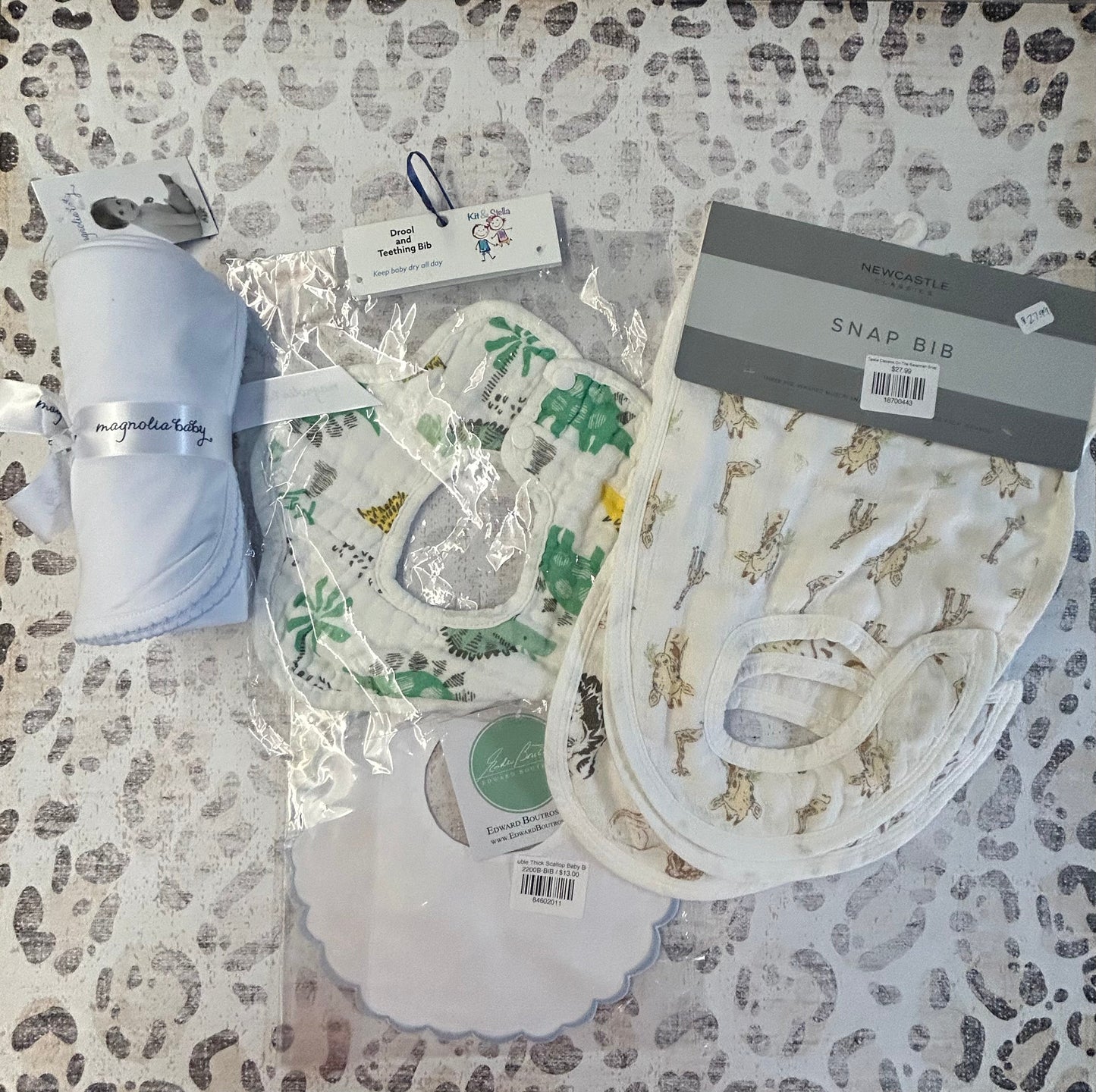 Bibs/Burps/Blanket -Nolen Baby