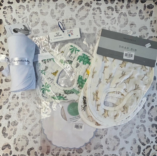 Bibs/Burps/Blanket -Nolen Baby