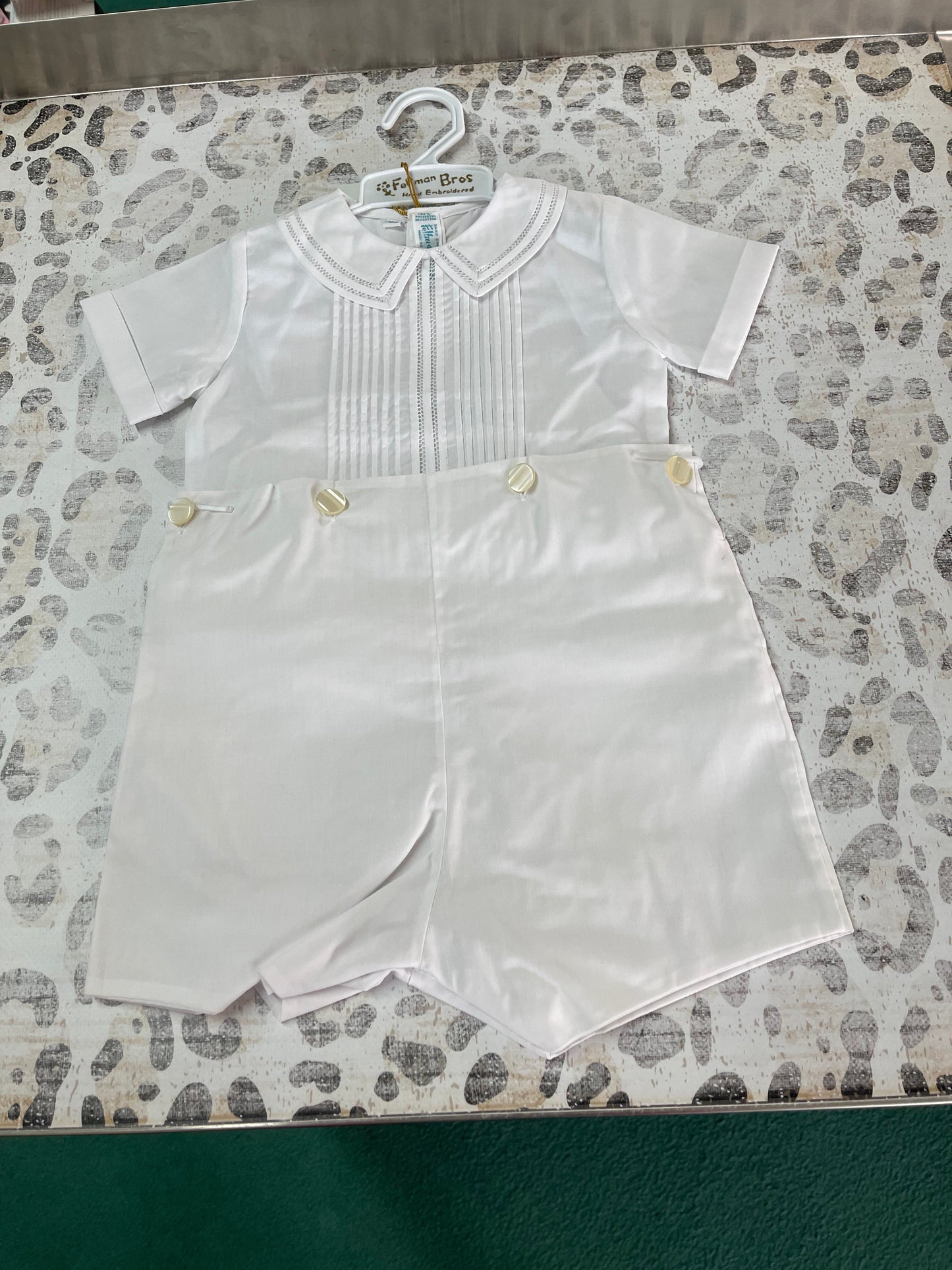 Feltman Brothers White Classic Bobby Suit