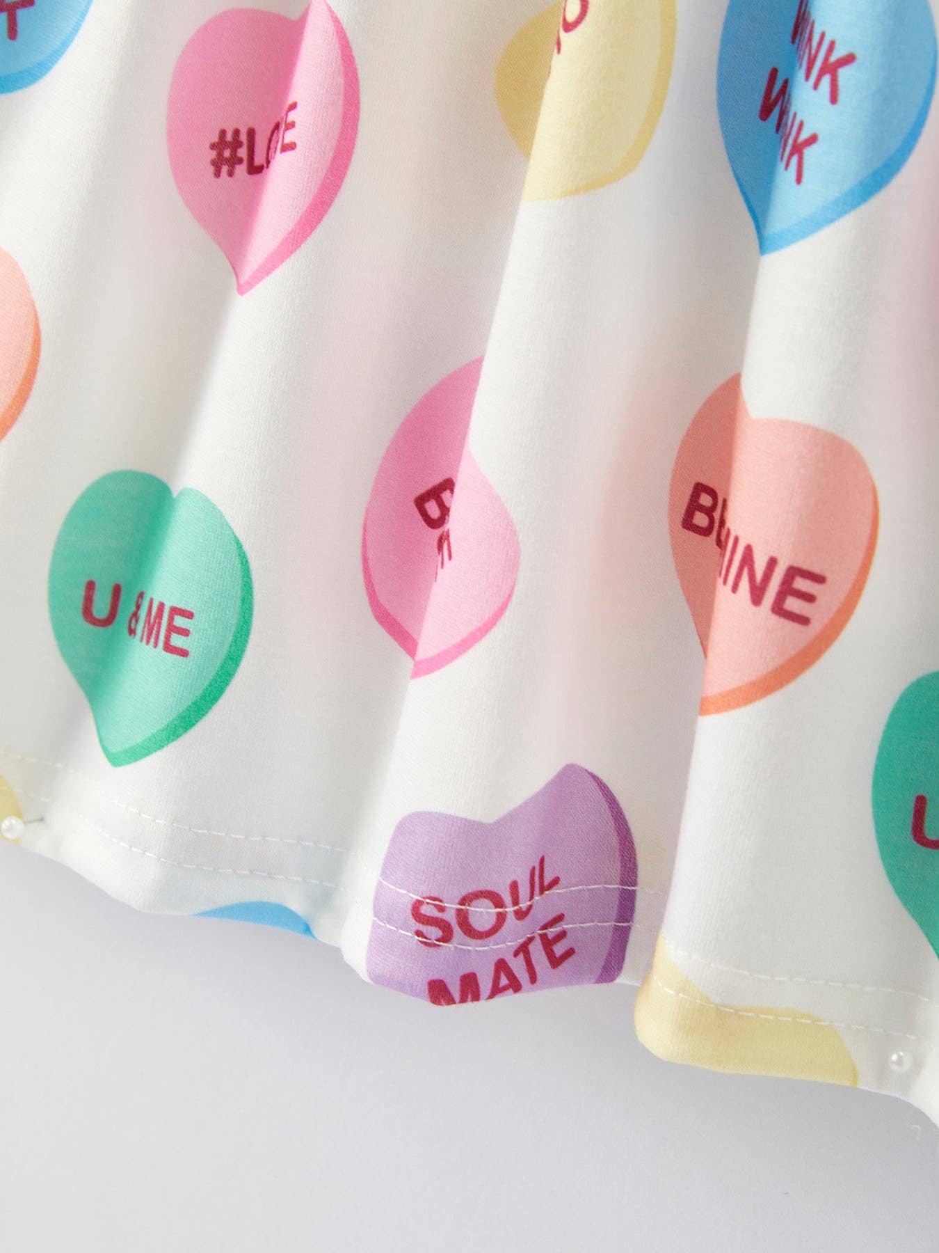 Girls Valentine's Day Print Dress