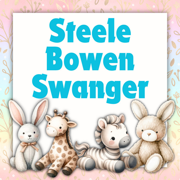 Steele Bowen Swanger- proud parents Caylee & Brandon Swanger