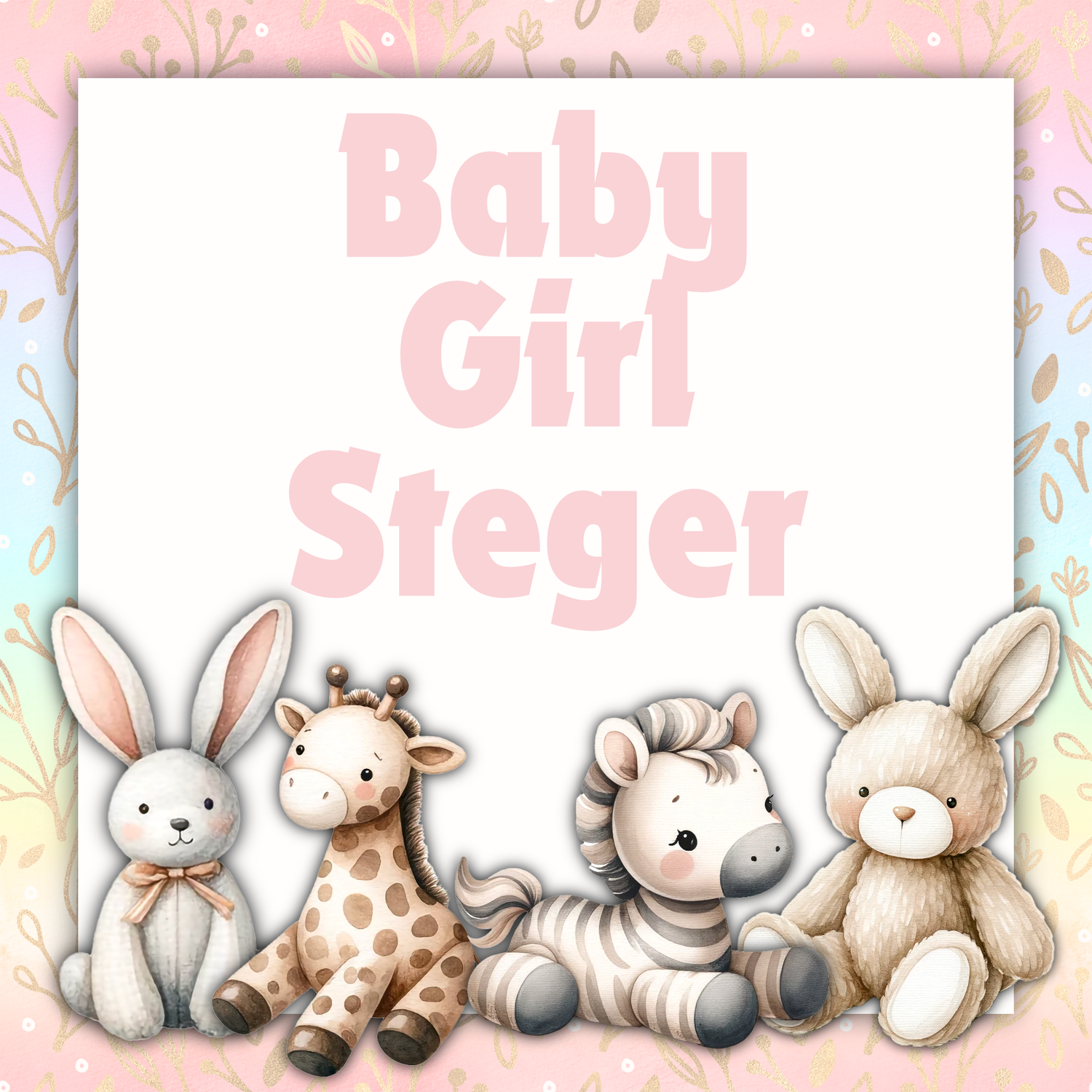 Baby Girl Steger -Proud Parents Scott & Hanna (Hardy) Steger