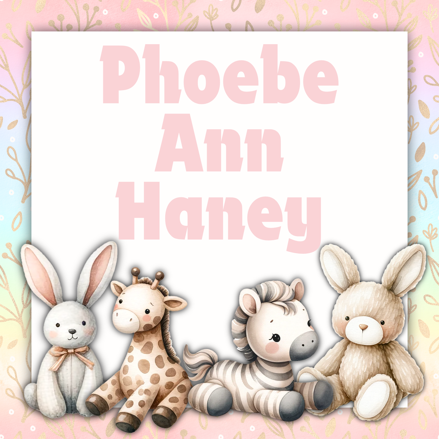 Phoebe Ann Haney- Proud Parents: Joel & Abby Haney
