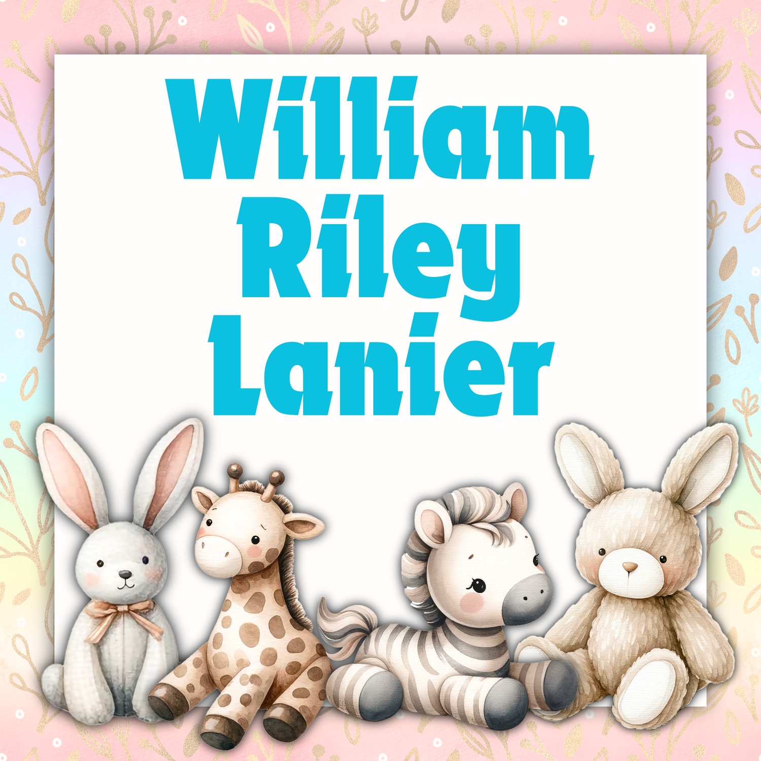 William Riley Lanier -Proud Parents: Nathan & Hannah Lanier