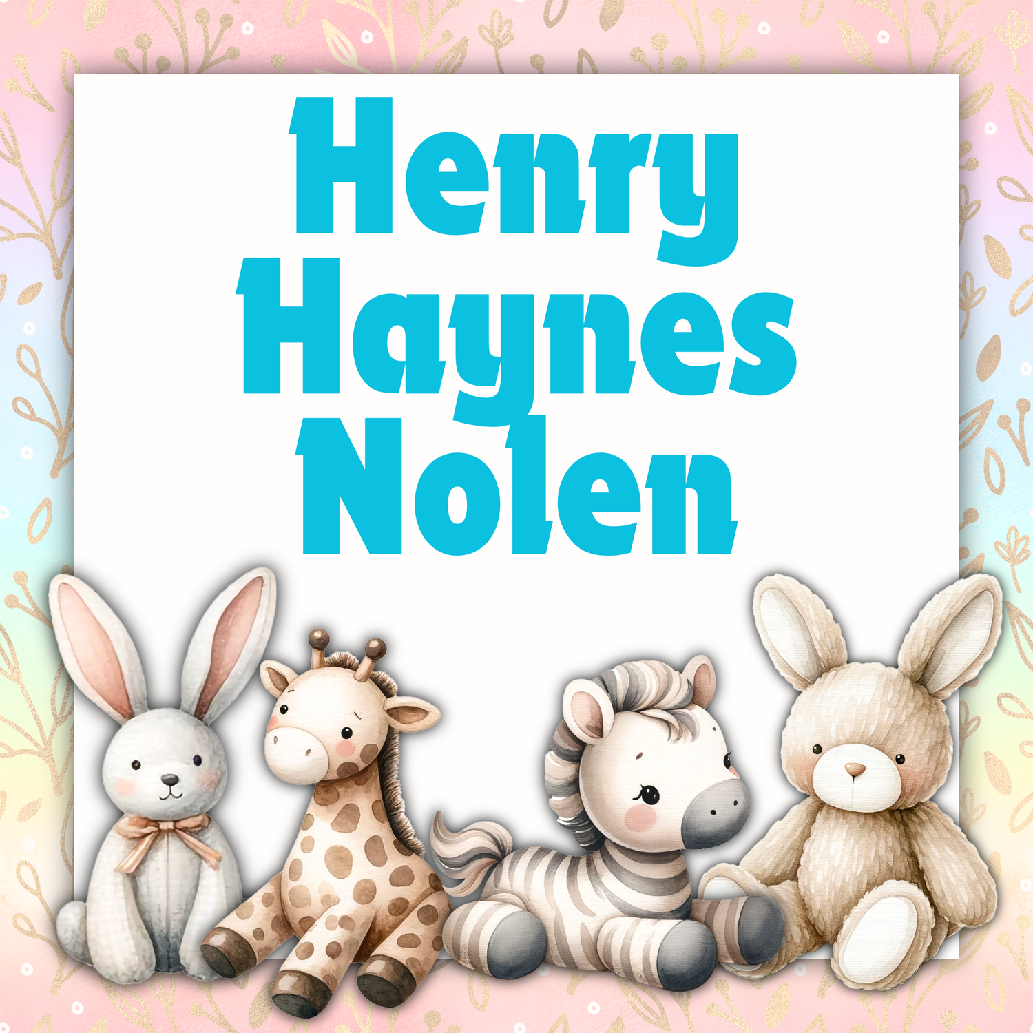 Henry Haynes Nolen -Proud Parents: Luke & Maggie Nolen
