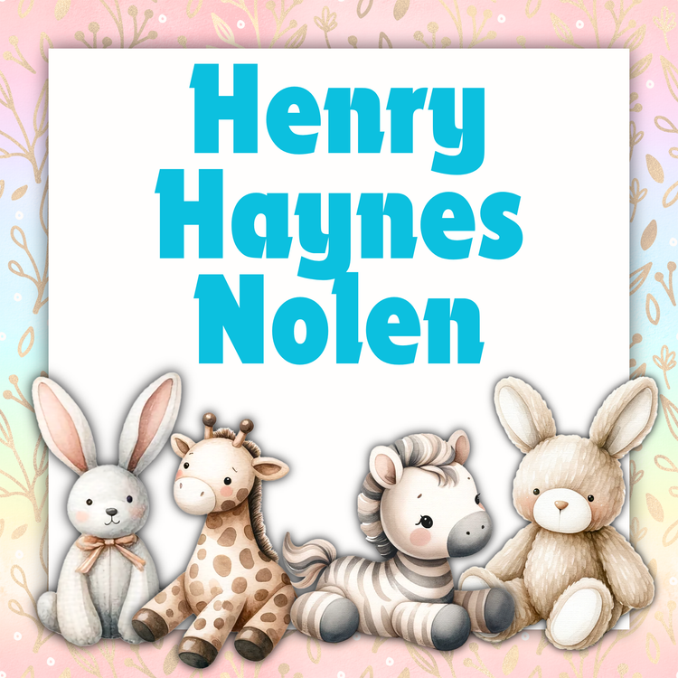 Henry Haynes Nolen -Proud Parents: Luke & Maggie Nolen