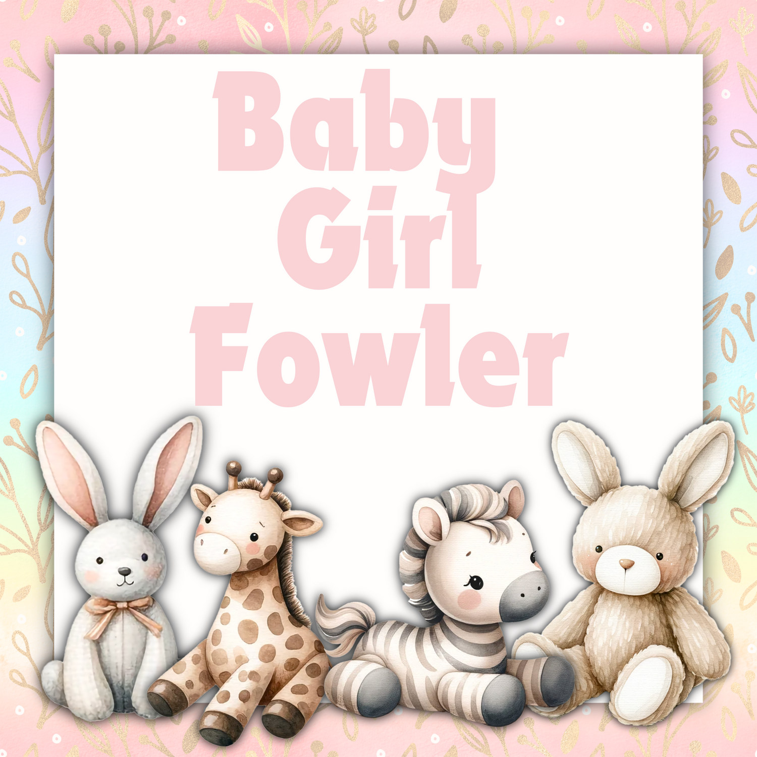 Baby Girl Fowler- Proud Parents: Katelyn & Conor Fowler