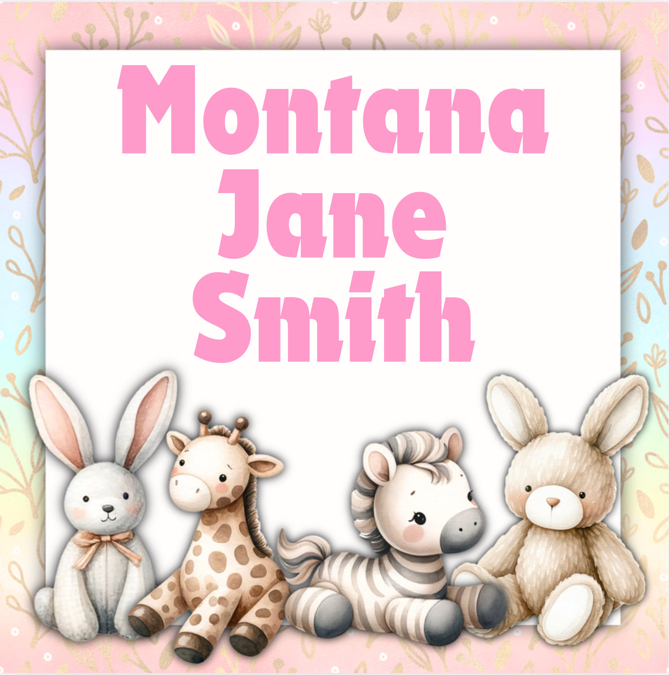 Montana Jane Smith- Proud Parents: John & Brooke Smith