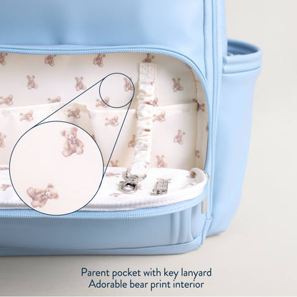 *NEW* Teddy Blue Boss Plus™ Backpack Diaper Bag