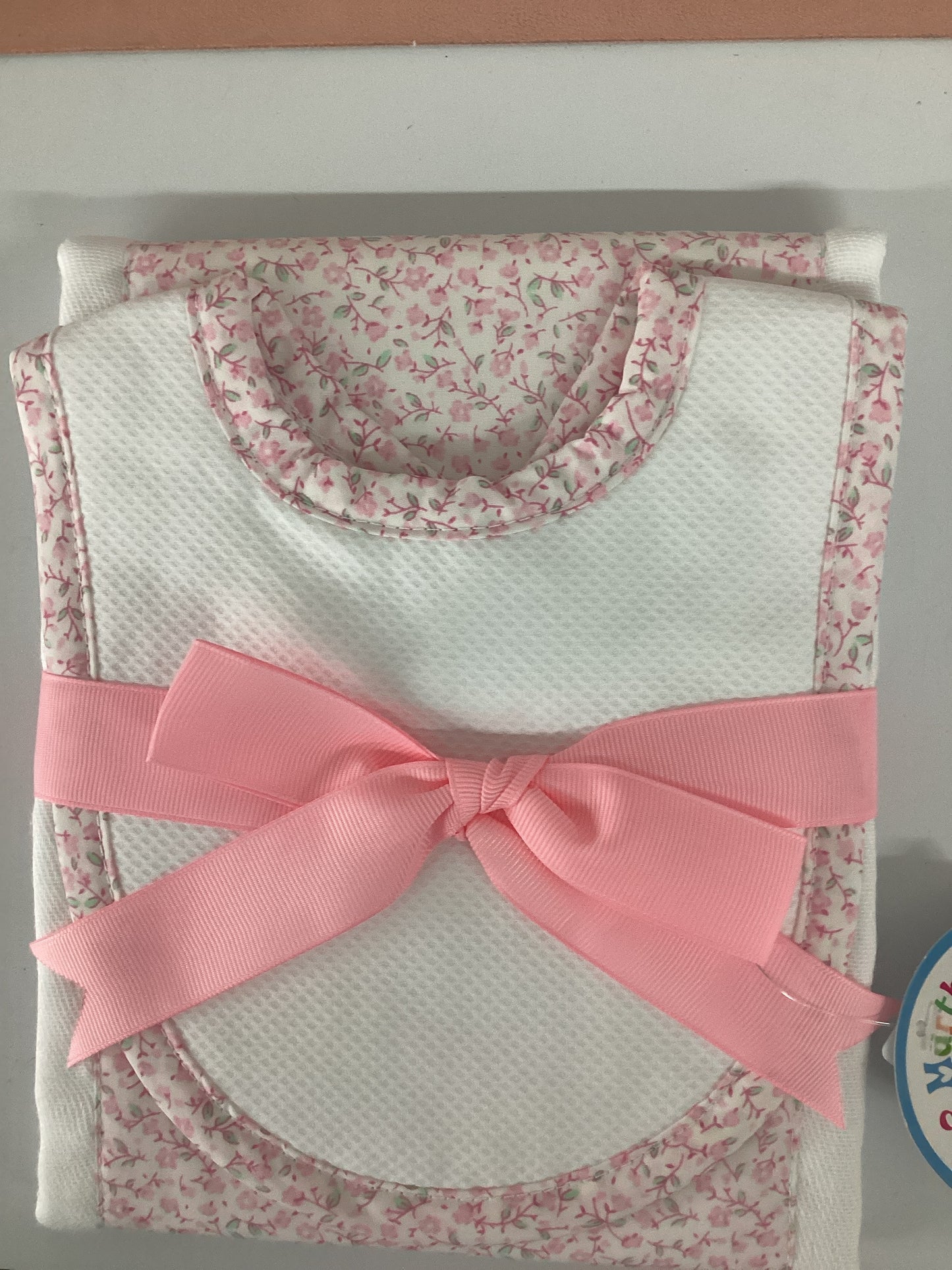 Ballet Floral Drooler Bib & Burp Set￼