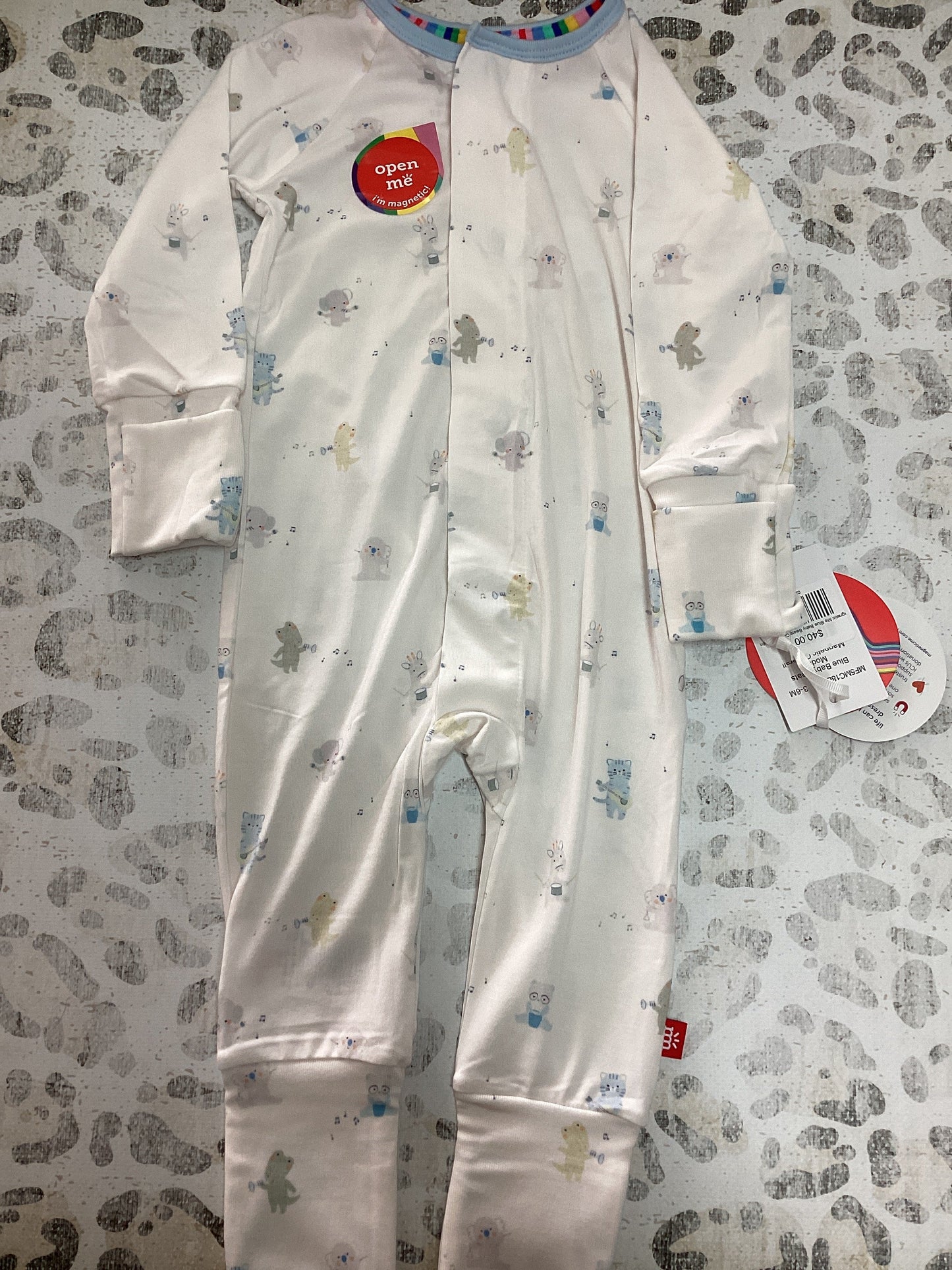 Magnetic Me Blue Baby Beats Coverall