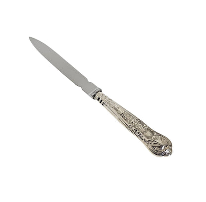 English Sterling Handle Letter Opener/Stainless Blade.