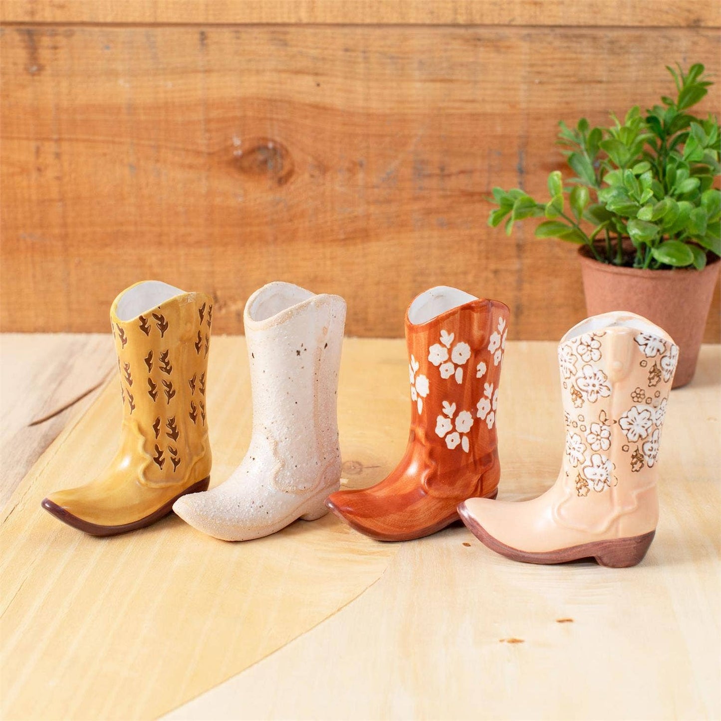 Mini Cowgirl Boots (4 Designs) (Pk/08 Ast)