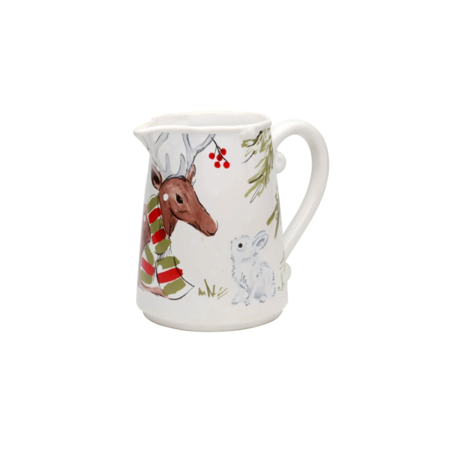 Costa-Nova White Deer Friends Pitcher