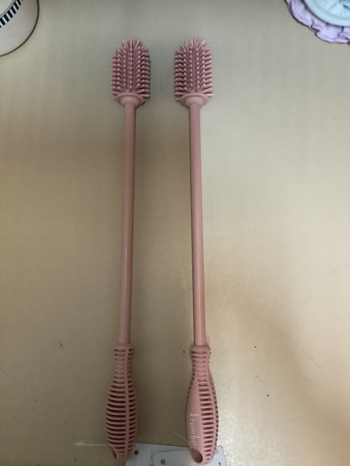 Paci, bottle brush etc. Cotton Baby