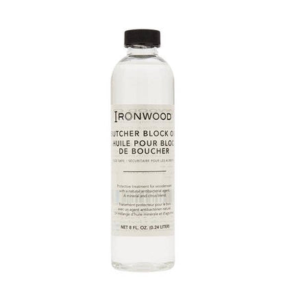 Ironwood Gourmet Butcher Block Oil, 8-Ounce