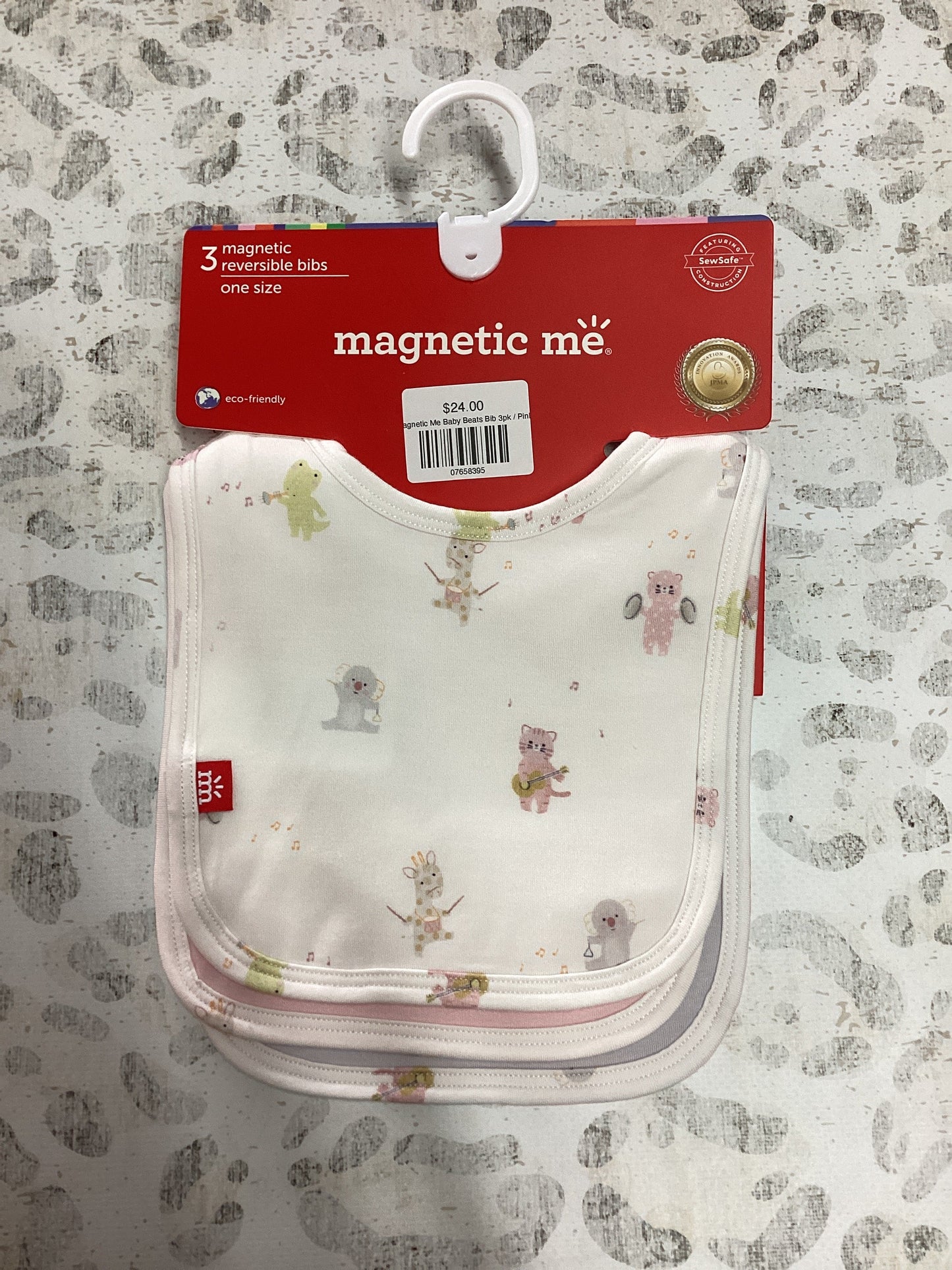 Magnetic Me Baby Beats Bib 3pk