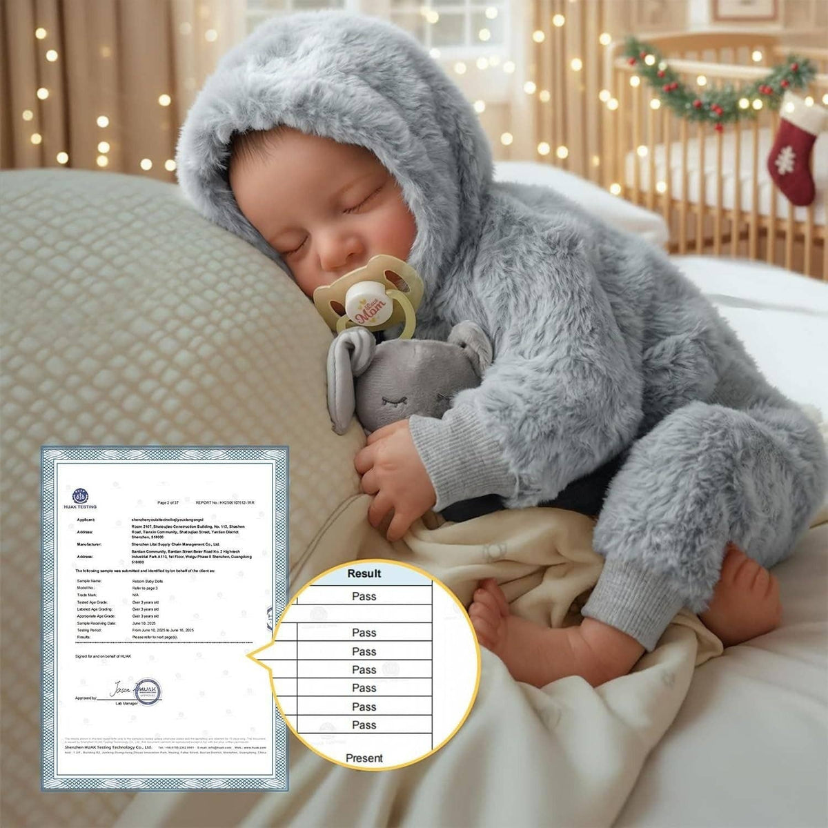 49Cm Reborn Baby Doll Levi Realistic Infant