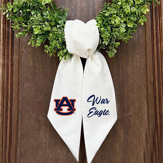 Auburn Logo Embroidered Wreath Sash