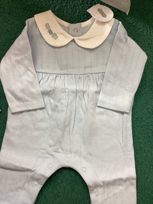 Blue Layette Train Sleeper