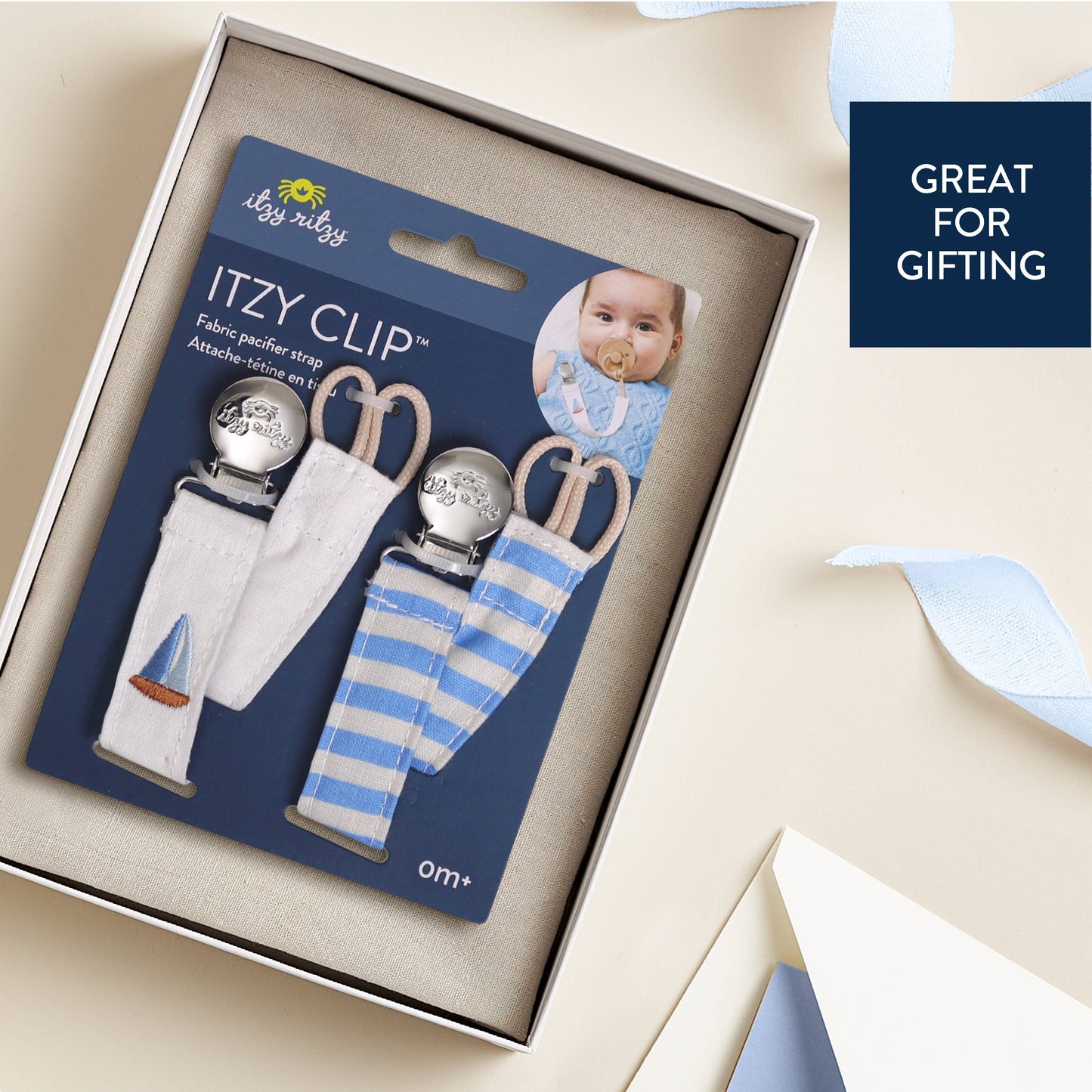 Itzy Clip™ - Fabric Pacifier Strap