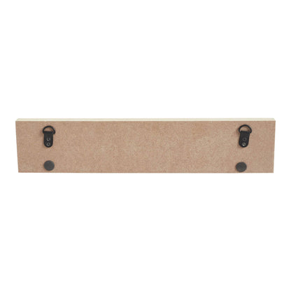 My Country AMERICA Two Flags MDF Wall Hanging 3x14x0.75