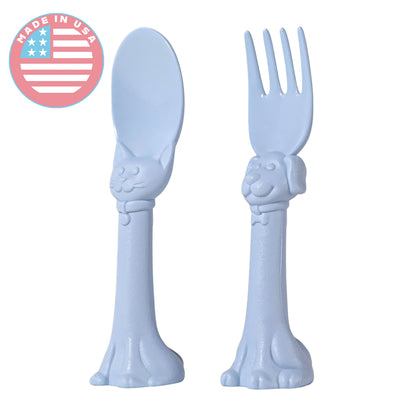  Spoon la la Toddler Utensils Set - 2 Pack Made in USA