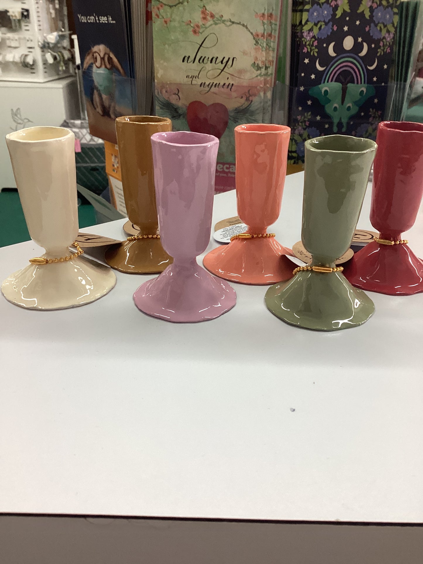 Enameled Metal Taper Holder